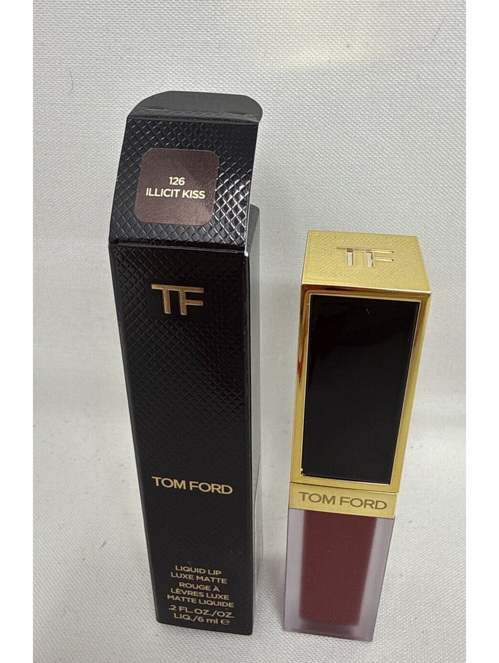 Tom Ford Liquid Lip Luxe Matte 126 ILLICIT KISS - Full Size 0.2 Oz. NIB  CJ 200